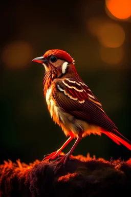 a fire sparrow