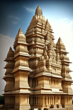 architectural style of a building mixing present Supreme Court of India and Sri Ranganatha Swamy Temple