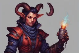 a tiefling artificer