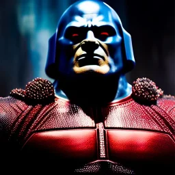 Ultra detailed fullbody Portrait in oil on canvas of Darkseid (DC) with Armor,intense stare,extremely detailed digital painting, extremely detailed face,crystal clear Big eyes, mystical colors ,perfectly centered image, perfect composition, rim light, beautiful lighting,masterpiece,8k, stunning scene, raytracing, anatomically correct, in the style of robert e howard and Ken Kelley and Ohrai Noriyoshi and Simon Bisley and tomzj1