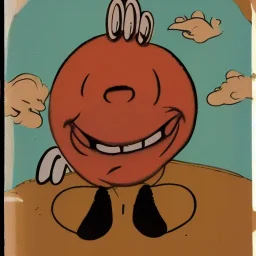 droopy of tex avery in style of George Herriman