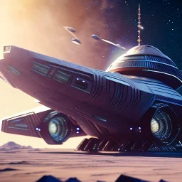 3d render, Rectangle Mothership, istanbul, space car, ridley scott style, high details, high contrast, hyper realistic, color grading, rectangle background, unreal engine 5, 8k, alien attack