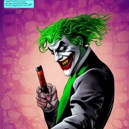 The Joker in the character of The scorpion