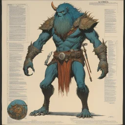 ConceptSheet: AD&D monster Demilich, with statistics [by Moebius]