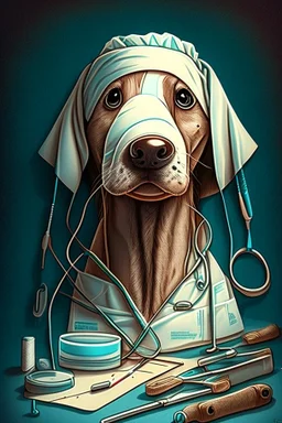 Specialty, nurse, job, medical equipment, lighting, needle, plaster, bandages, muzzle, drawing, background