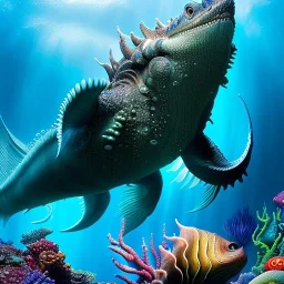 ultra detailed fullbody portrait of SEA MONSTER based on movie The Sea Beast(2022) , extremely detailed digital painting, intrincate, extremely detailed face,crystal clear Big eyes, in the style of Simon Bisley, mystical colors , perfectly centered image, perfect composition, rim light, beautiful lighting, 8k, stunning scene, raytracing