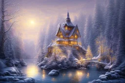 RIVER ROCK MOUNTAIN WINTER LANTERN AUTUM