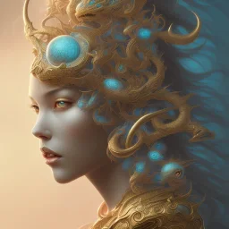 sango fantasy, fantasy magic, intricate, sharp focus, illustration, highly detailed, digital painting, concept art, matte, artgerm and paul lewin and kehinde wiley, masterpiece silver dragon head golden Asian African nice breast Afo woman turquoise snow waves