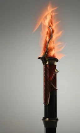 flaming sword