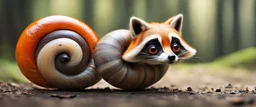 fast raccoon snail fox