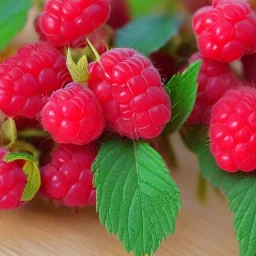 raspberry, plain background