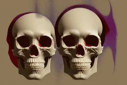 digital glitch skull by pontormo