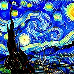 van gogh starry night tablosu