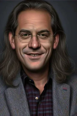 Portrait of a male politician in 2025