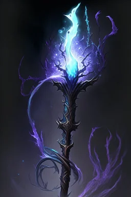 abyssal soul absorbing mage's staff