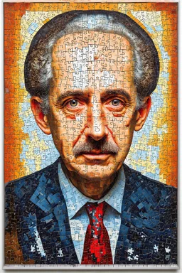 A mosaic of borrowed pain; a jigsaw puzzle with pieces of other people's history; Surrealism; A mosaic of borrowed pain; a jigsaw puzzle with pieces of other people's history; Surrealism; Andre Breton