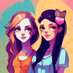 trio girl friendship