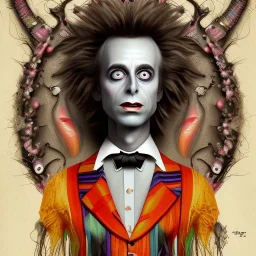 beetlejuice the movie tim burton wearing make up girl