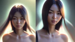 beautyfull asiatic woman, art by kiera malone photography, concept art modern photorealistic, in the style of , Artstation, sunlight, Unreal Engine sharp fine details trending on artstation reflections 4k ultra realistic post-processing