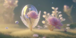 crystal subtle flower in a galactic ambiance beautiful fairy, transparent, delicate colors, in the foreground, full of details, smooth，soft light atmosphere, light effect，vaporwave colorful, concept art, smooth, extremely sharp detail, finely tuned detail, ultra high definition, 8 k, unreal engine 5, ultra sharp focus