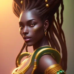 beautifull dark skinned dhalsim with green eyes, dreads, delicate hands , stretching artist with long hair in a yurt in the air, maze background , levitated lab equipment, 4k, Highly Detailed, Masterpiece, perfect eyes, Digital Illustration, Cinematic Lighting, Realistic, Sharp Focus, Centered, Beautifully Lit, Bioluminescent by Stanley Artgerm Lau