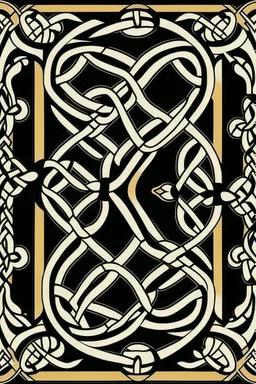 Celtic knot border