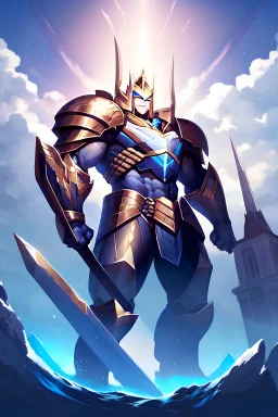 (super_cool_helm), full_armor_knight, super_cool_armor,super_cool_weapon, ((masterpiece)), best quality, (high quality), absurdres