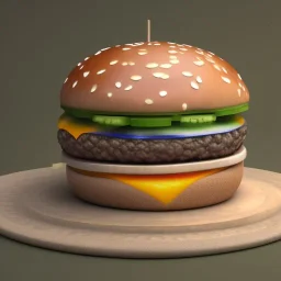 Rimholecheeseburger 3d 8k überdetailed