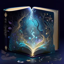 In a realm where enchantments abound and fantastical adventures await, a peculiar sight captures your attention: a mesmerizing floating book with ethereal tendrils of magic swirling around it. As you approach, the tome beckons you to open its pages and immerse yourself in its enchanted world. Describe what unfolds as you delve into the book's magical narrative, encountering mystical creatures, awe-inspiring landscapes, and a quest that holds the key to unlocking extraordinary powers.