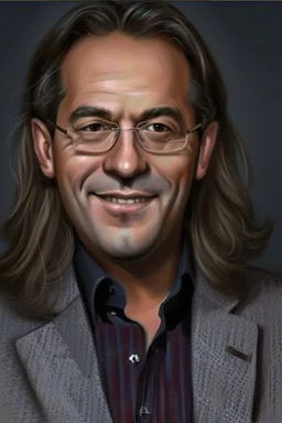 Portrait of a male politician in 2025