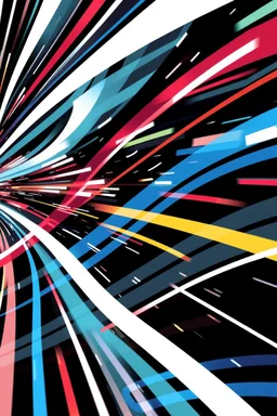 energetic and fragmented speed stripes vertical vector