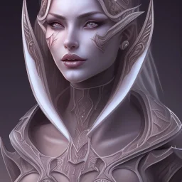 Horned, dark elf, female