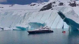 yacht party crashes into iceberg