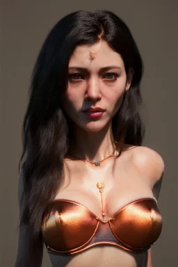 Ultra Realistic image, 25 years old brunette woman, Madrid, portrait, small stature, natural small busty, traditional Japanese body tattoo, jakuza style, put traditional Japanese mask, vibrant color, highly detailed, art stations, concept art, smooth, unreal engine 5, god rays, ray tracing, RTX, lumen lighting, ultra detail, volumetric lighting.