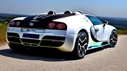 Bugatti Veyron Mixed With Mercedes G-Class, 4K, Ultra Detailed, Rear View,Rear View,