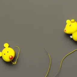 a yellow mouse that shoots electricity