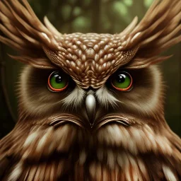 intricate details, realistic, octane, unreal engine, portrait, natural lighting,shiny,extreme detail, Photorealism, High detail, Hyper realistic Owl in forest, macro lens blur,sharp focus,masterpiece trending by artstation