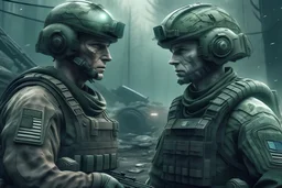 Telepathy between Soldiers in future year 6200