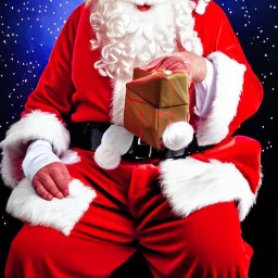 Father Christmas alien photo