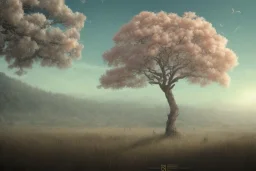 a beautiful digital painting of a marble tree entertwined in tumutluous clouds, intricate white branches and birds flying in the sunlight, blue sky at sunset, elegant, highly detailed, artstation, concept art, matte, sharp focus, art by tom bagshaw, kelogsloops and greg rutkowski