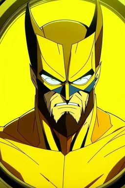 wolverine animated inside a medalion