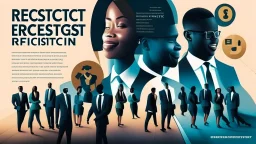 An impactful image reflecting the importance of successful recruitment strategies in the business world and how these strategies can make employee teams more diverse and productive, contributing to success in today's competitive job market.