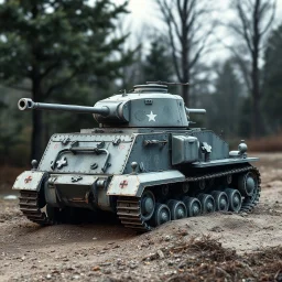 German ww2 mech design with gas tank on back