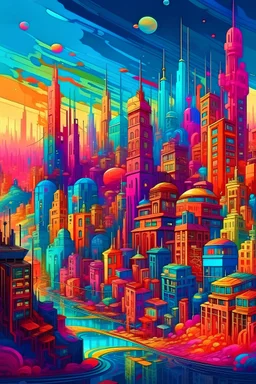 Dream city alot of color