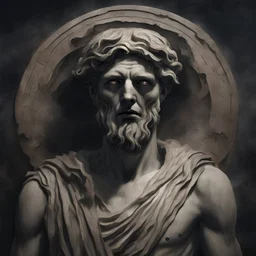 great greek art, dark, scary