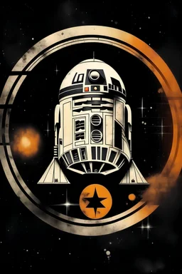 Star wars logo in a poster