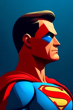 Süper kahraman profil fotografi