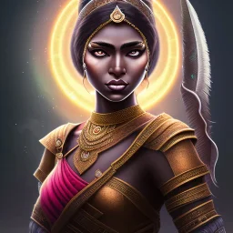Fantasy setting, woman, dark-skinned, indian