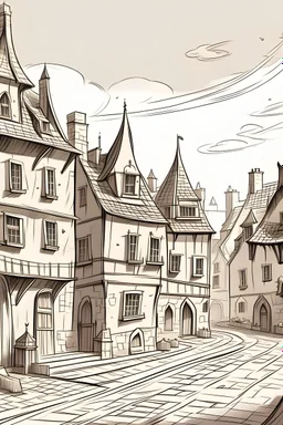 draw an old town