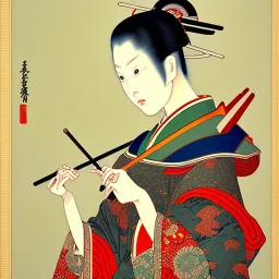 Ukiyo-e Style , with full details, full HD